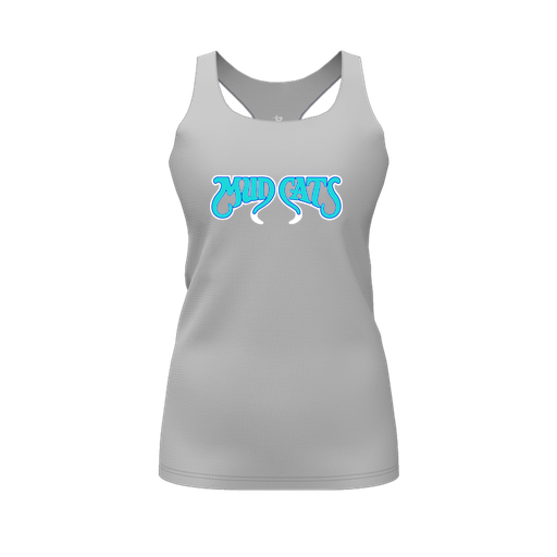 [FT0TRBGY-FYS-LOGO2] Decker Racerback Tank Top (Female Youth S, Gray, Logo 2)