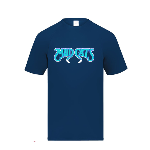 [2790.065.S-LOGO2] Men's Smooth Sport T-Shirt (Adult S, Navy, Logo 2)