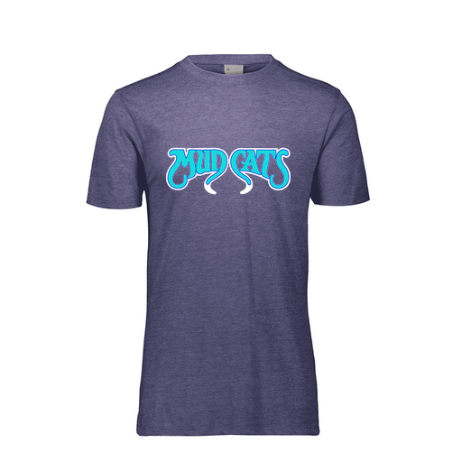 [FTSCUBNV-YS-LOGO2] Decker Youth Tri-Blend T-Shirt - Short Sleeve (Youth S, Navy, Logo 2)