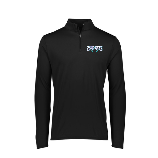 [FTLQFLBK-FAXS-LOGO3] Ladies Flex-Lite 1/4 Zip Shirt (Female Adult XS, Black, Logo 3)