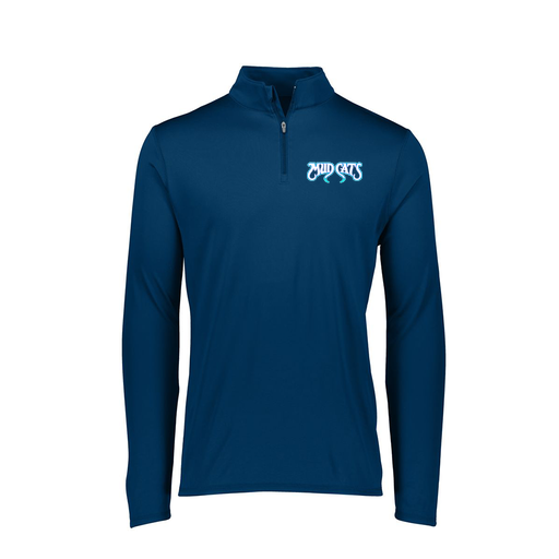 [FTLQFLNV-FAXS-LOGO3] Decker Women's Flex-Lite 1/4 Zip Shirt (Female Adult XS, Navy, Logo 3)