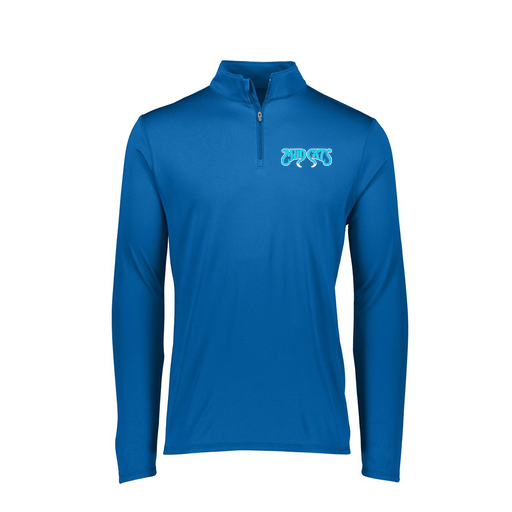 [FTLQFLRY-FAXS-LOGO2] Decker Women's Flex-Lite 1/4 Zip Shirt (Female Adult XS, Royal, Logo 2)