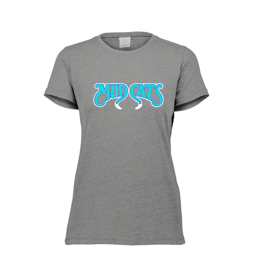 [FTSCUBGY-FAXS-LOGO2] Decker Women's Tri-Blend T-Shirt - Short Sleeve (Female Adult XS, Gray, Logo 2)