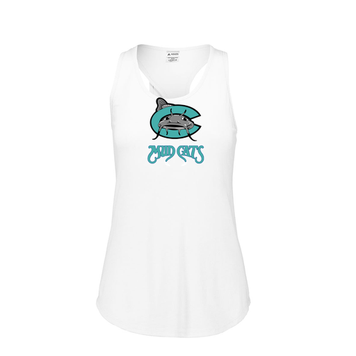 [3078.005.S-LOGO1] Ladies Tri Blend Tank Top (Female Adult S, White, Logo 1)