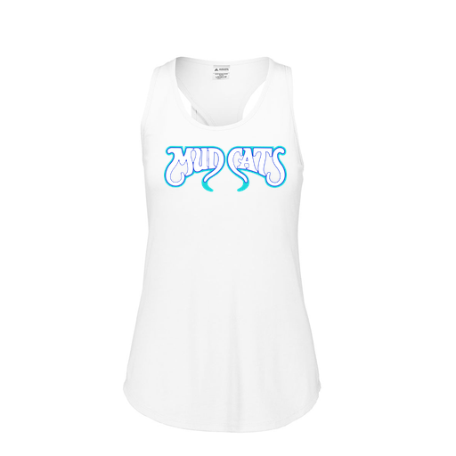 [FT0TUBWH-FAS-LOGO3] Ladies Tri Blend Tank Top (Female Adult S, White, Logo 3)