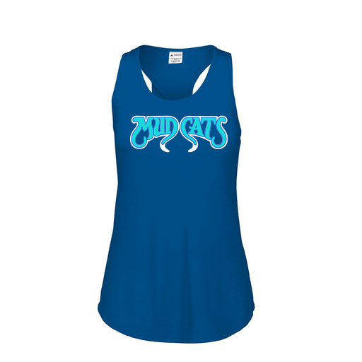 [3078.U55.S-LOGO2] Ladies Tri Blend Tank Top (Female Adult S, Royal, Logo 2)