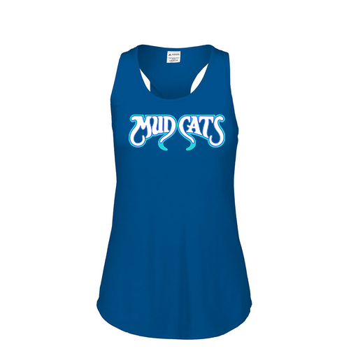 [3078.U55.S-LOGO3] Ladies Tri Blend Tank Top (Female Adult S, Royal, Logo 3)