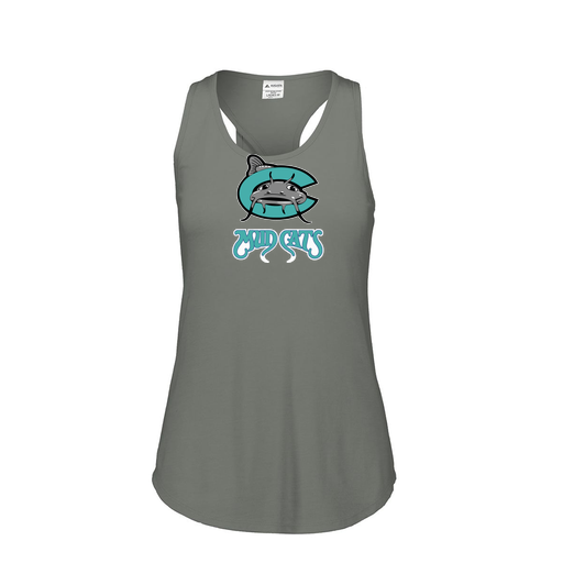 [3078.013.S-LOGO1] Ladies Tri Blend Tank Top (Female Adult S, Gray, Logo 1)