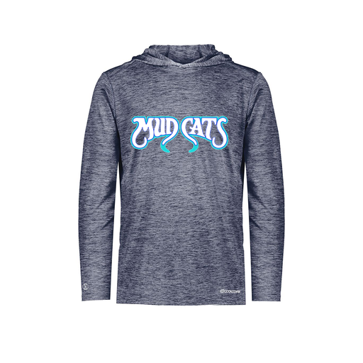 [FOLHCGNV-AS-LOGO3] Decker Men's Charge Hoodie (Adult S, Navy, Logo 3)