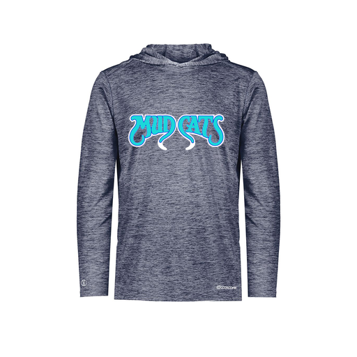 [FOLHCGNV-YS-LOGO2] Decker Youth Charge Hoodie (Youth S, Navy, Logo 2)