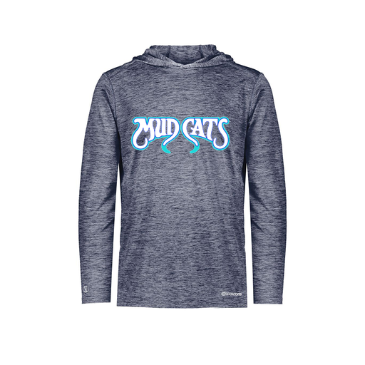 [FOLHCGNV-YS-LOGO3] Decker Youth Charge Hoodie (Youth S, Navy, Logo 3)