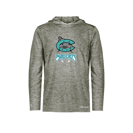 [FOLHCGGY-YS-LOGO1] Decker Youth Charge Hoodie (Youth S, Gray, Logo 1)