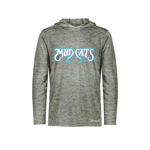 [FOLHCGGY-YS-LOGO3] Decker Youth Charge Hoodie (Youth S, Gray, Logo 3)