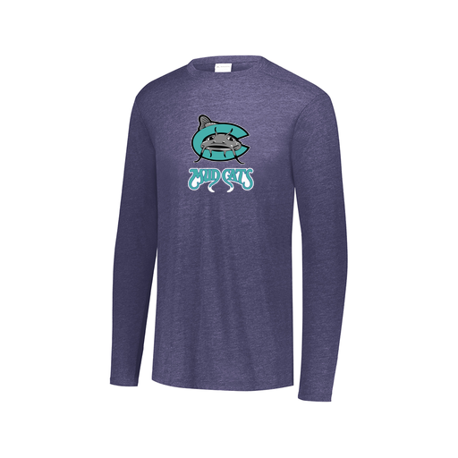 [3075.U22.XS-LOGO1] Men's LS Ultra-blend T-Shirt (Adult XS, Navy, Logo 1)