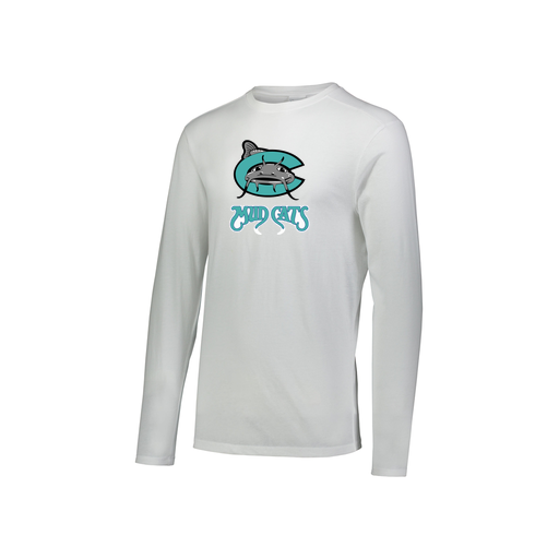 [FTLCUBWH-YS-LOGO1] Decker Youth Tri-Blend T-Shirt - Long Sleeve (Youth S, White, Logo 1)