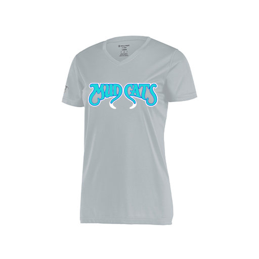 [222820.099.S-LOGO2] Ladies Movement Dri Fit Shirt (Female Adult S, Silver, Logo 2)