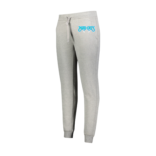 [229748.017.XS-LOGO2] Ladies 60/40 Fleece Jogger (Female Adult XS, Silver, Logo 2)