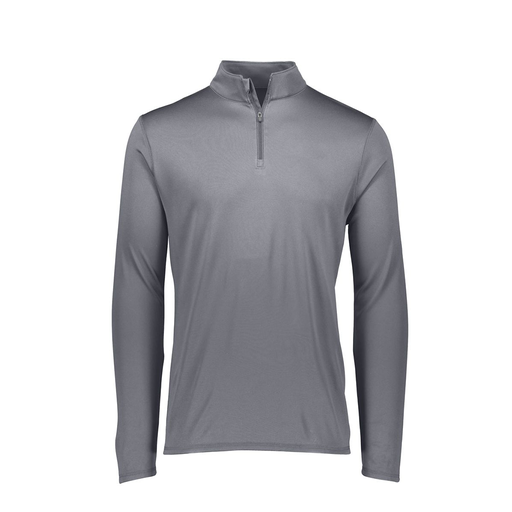 [FTLQFLGY-FAXS-LOGO4] Ladies Flex-Lite 1/4 Zip Shirt (Female Adult XS, Gray, Logo 4)